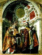 Paolo  Veronese ss. geminianus and severus and severus painting